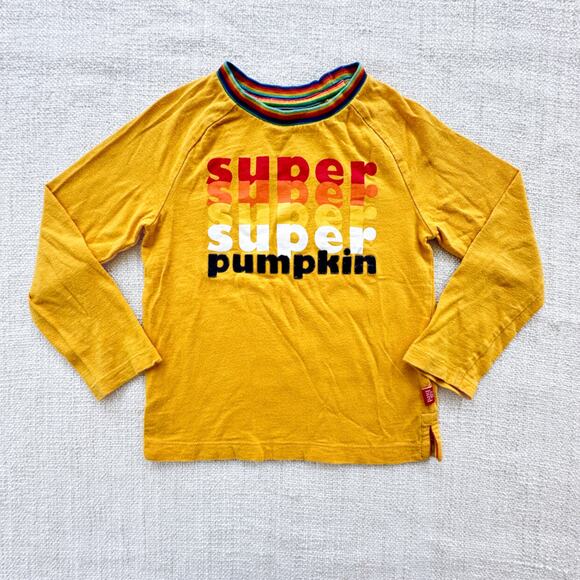 Little Bird Super Pumpkin Graphic Tee GUC 18-24mo - Picture 1 of 4